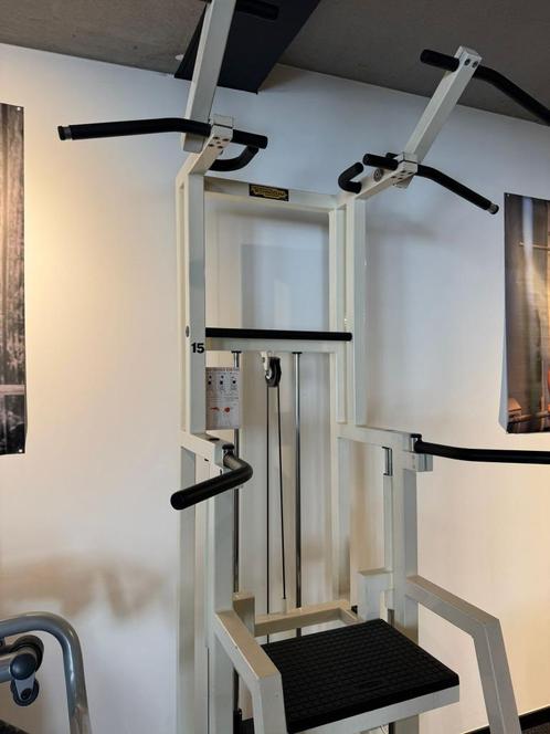 Assisted Pull Up Machine Technogym - Perfecte staat, Sport en Fitness, Fitnessapparatuur, Zo goed als nieuw, Krachtstation, Armen
