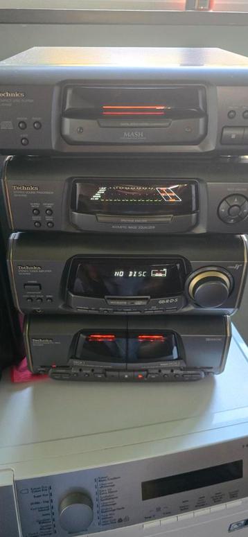 Technics stereoketen met 2 luidsprekers, Enlèvement, Utilisé, Lecteur CD, Composants en vrac