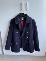J Crew Peacoat Stadium coat jas wol S, Blauw, J crew, Ophalen of Verzenden, Maat 36 (S)
