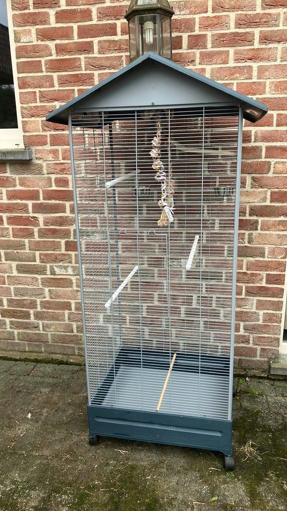 FERPLAST VOLIERE VOOR MEERDERE VOGELS NU 95 EURO, Dieren en Toebehoren, Vogels | Hokken en Kooien, Zo goed als nieuw, Volière