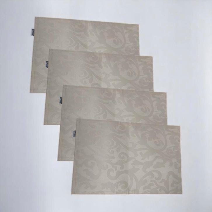 4x Tafelmatjes set - Placemats Luxe met motief (cadeautip), Huis en Inrichting, Woonaccessoires | Onderzetters, Nieuw, Bord, Verzenden