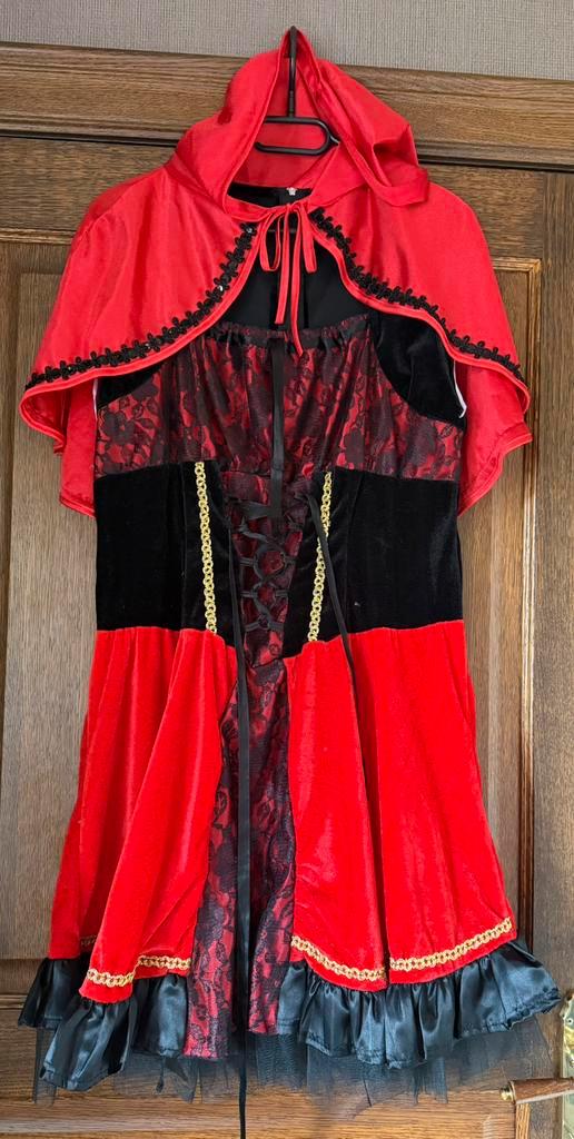 Jurk roodkapje, Kleding | Dames, Carnavalskleding en Feestkleding, Zo goed als nieuw, Kleding, Maat 42/44 (L), Ophalen