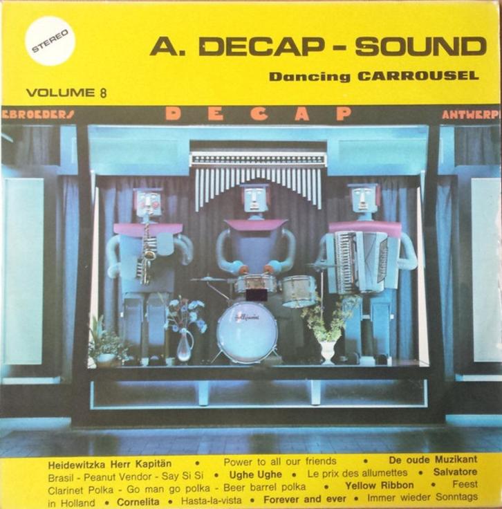 Gevraagd;A. Decap sound LP's van Dancing Carrousel E 7,50 ps, Cd's en Dvd's, Vinyl | Overige Vinyl, Zo goed als nieuw, 12 inch