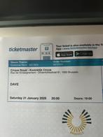 Le chanteur français Dave à Bruxelles, le 31 janvier 2026., Deux personnes, Janvier