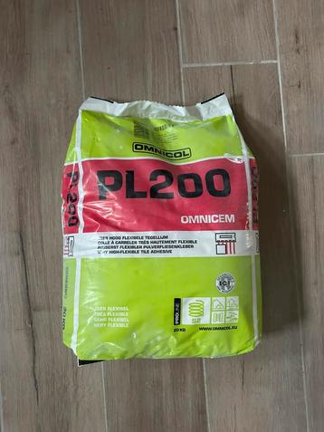 Tegellijm-poeder wit Omnicol Omnicem Pl200 S2 20kg beschikbaar voor biedingen