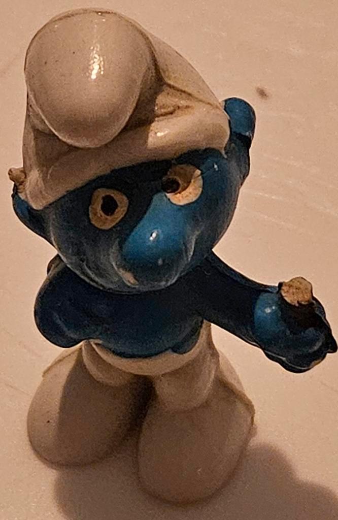 Smurf Schleich normale smurf
Dit is een vintage, Verzamelen, Smurfen, Ophalen of Verzenden