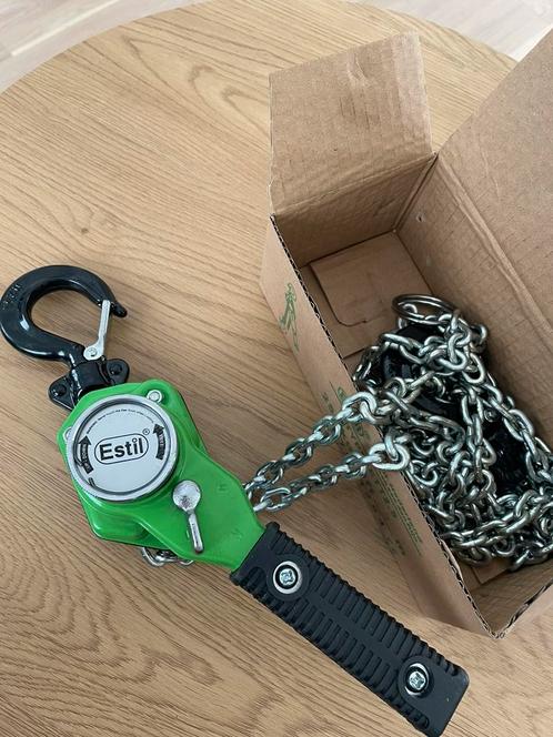 Rateltakel pullift 250kg 3 meter nieuw, Doe-het-zelf en Bouw, Lieren en Takels, Nieuw, Ophalen of Verzenden