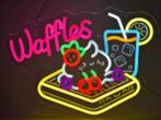 LED lamp neon stijl Waffles (40x30cm), Verzamelen, Merken en Reclamevoorwerpen, Ophalen of Verzenden, Nieuw