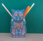 Porte-crayons en acrylique et pierres de strass "chat", Enlèvement ou Envoi, Neuf