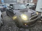 Mini Cooper S **175PK**2008**1.6i**Leder**Navi**, Auto's, Voorwielaandrijving, 4 zetels, Zwart, 128 kW