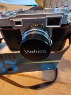 yashica 35 met lederen tas en originele doos, Audio, Tv en Foto, Fotocamera's Analoog, Ophalen of Verzenden, Gebruikt, Overige Merken