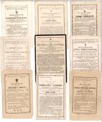 9 Zeer oude bidprentjes geboren 1700, Verzamelen, Bidprentjes en Rouwkaarten, Ophalen of Verzenden, Bidprentje