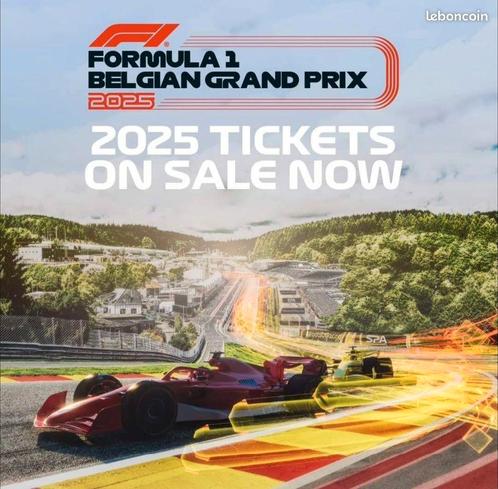 Grand Prix SPA 2025 3 zitplaatsen voor vrijdag-zaterdag, Diversen, Overige Diversen, Nieuw, Ophalen