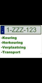 Z plaat -Autokeuring - Herkeuring - Verplaatsing - ANTWERPEN, Ophalen