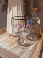 Chimay trappist glas met gouden logo peres trappistes, Ophalen of Verzenden, Zo goed als nieuw