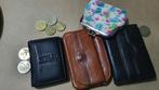 Portemonnee, Handtassen en Accessoires, Portemonnees, Ophalen of Verzenden, Leder, Zwart