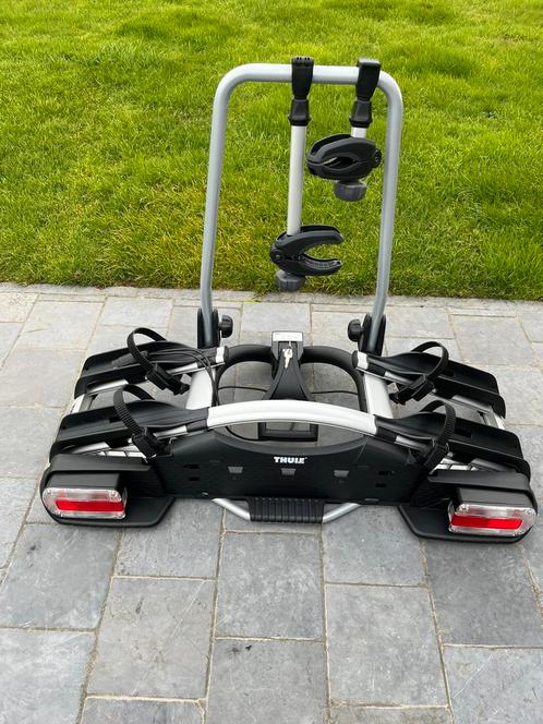Thule Euroway 921 ook voor elektrische fiets. Als nieuw., Auto diversen, Fietsendragers, Zo goed als nieuw, Trekhaakdrager, 2 fietsen