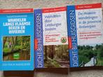 Wandelgidsen - 3 stuks, Livres, Guides touristiques, Comme neuf, Autres marques, Guide de balades à vélo ou à pied, Diverse auteurs