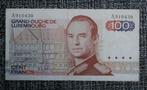 Bankbiljet 100 Francs Luxemburg 1980, Postzegels en Munten, Bankbiljetten | Europa | Niet-Eurobiljetten, Verzenden, Overige landen