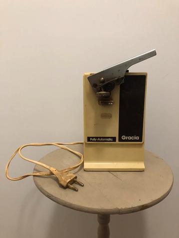 Volautomatische Gracia vintage blikopener huishoudelijke beschikbaar voor biedingen