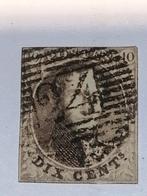 Léopold I cobboc 3a, timbre 24, filigrane ok, Affranchi, Enlèvement ou Envoi