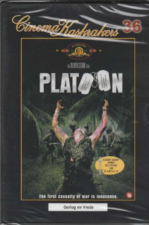 DVD Cinema kaskrakers  Platoon – NIEUW, CD & DVD, DVD | Drame, Neuf, dans son emballage, Drame historique, À partir de 16 ans