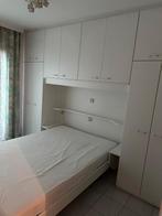 Bed 140x195 incl. verstelbare lattenbodem en matras, Huis en Inrichting, Slaapkamer | Bedden, Ophalen, Wit, 140 cm, Twijfelaar