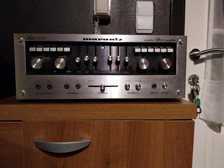 Marantz model 1150, Audio, Tv en Foto, Versterkers en Ontvangers, Gebruikt, Stereo, 120 watt of meer, Marantz, Ophalen