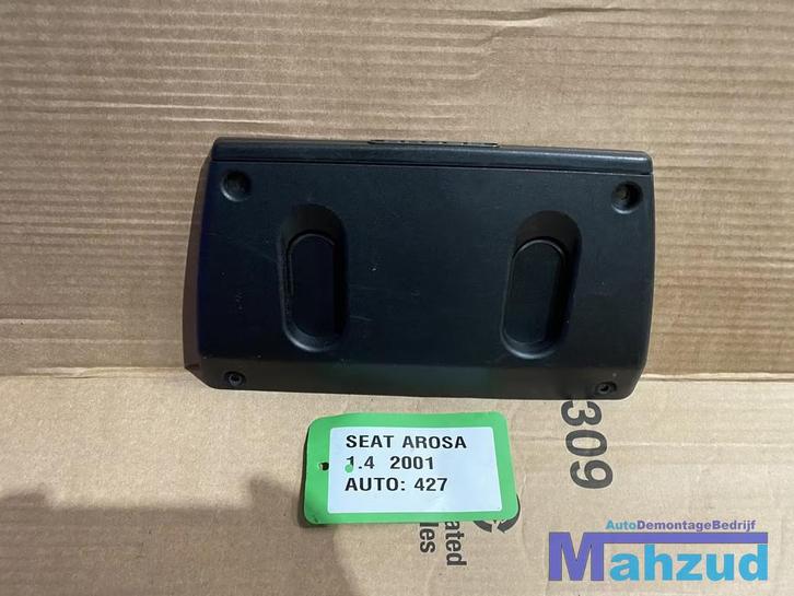 SEAT AROSA middenconsole arosa logo afdekkap 1997-2004, Auto-onderdelen, Dashboard en Schakelaars, Seat, Gebruikt