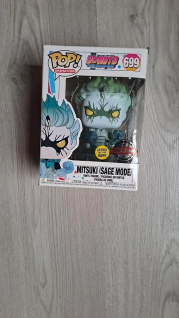 Pop Boruto Mitsuki 699 (sage mode) fluorescente dans le noir, Enlèvement, Comme neuf