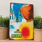 Metalen reclamebord Ricard, Verzamelen, Merken en Reclamevoorwerpen, Ophalen of Verzenden, Nieuw, Reclamebord