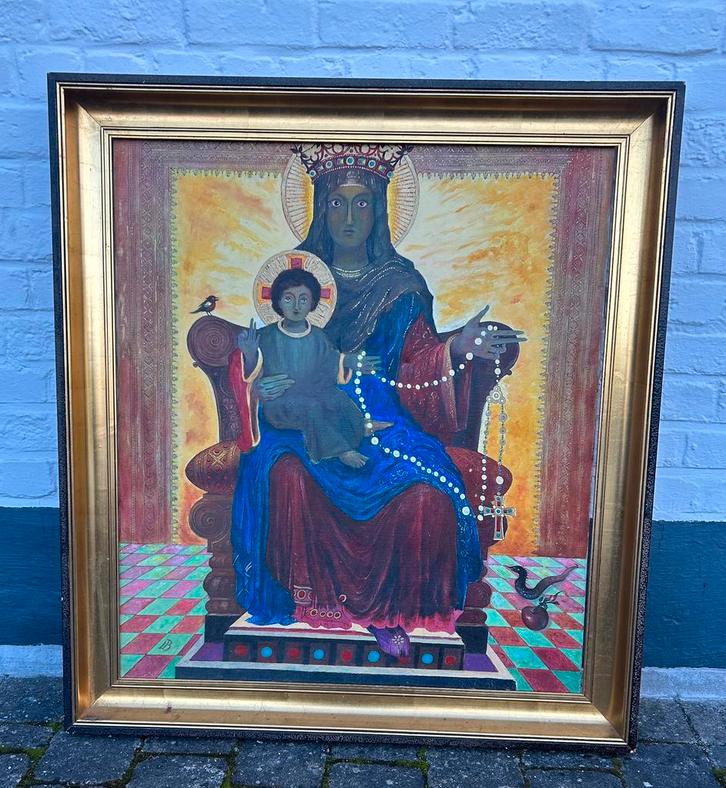 Madonna met kind., Antiek en Kunst, Kunst | Schilderijen | Klassiek, Ophalen