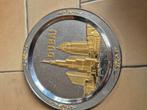 Souvenir wandbord Dubai zilver en goudkleurig, Ophalen of Verzenden