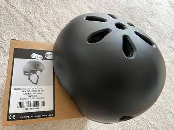 TSG Meta Solid Color Fietshelm, zwart Hoofdomtrek S/M beschikbaar voor biedingen