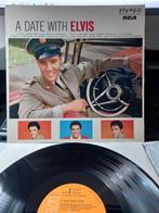 Elvis Presley ‎– A Date With Elvis _ Lp, Cd's en Dvd's, Vinyl | Rock, Ophalen of Verzenden, Gebruikt, 12 inch, Rock-'n-Roll