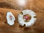 Limoges asbakje Lourdes en handje, Antiek en Kunst, Ophalen of Verzenden