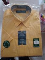 Hemd geel 42/43 nieuw, Kleding | Heren, Overhemden, Ophalen of Verzenden, Zo goed als nieuw, Geel