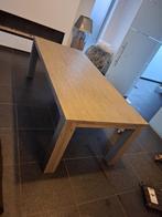 Eettafel hout, Huis en Inrichting, Tafels | Eettafels, Ophalen, 100 tot 150 cm, Eikenhout, 200 cm of meer