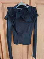 Gilet original PianuraStudio M noir, Taille 38/40 (M), Enlèvement ou Envoi, Noir, Comme neuf