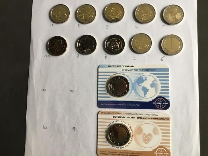 Allerlei euromunten Finland, Postzegels en Munten, Munten | Europa | Euromunten, Losse munt, 1 cent, Finland, Ophalen of Verzenden