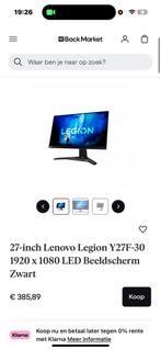 Lenovo legion gaming monitor, zelden gebruikt, Computers en Software, Monitoren, Minder dan 1 ms, Hoofdtelefoonaansluiting, Ophalen