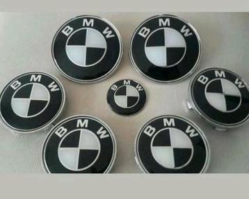 Bmw emblemen set van 7x stuks >zwart wit g20 e60 e90 e39 beschikbaar voor biedingen