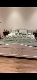 Bedframe + lattenbodem, Ophalen, Tweepersoons, 200 cm, 160 cm