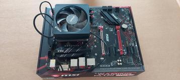 Carte mère Msi B450 avec processeur et RAM 2x8Gb - Gaming, Enlèvement ou Envoi, Comme neuf, AMD, DDR4