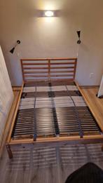 IKEA Houte Bed, 140 cm, Brun, Enlèvement, Utilisé