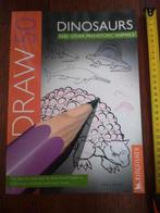 Livre avec dessins étape par étape, thème dinosaures, Comme neuf, Enlèvement