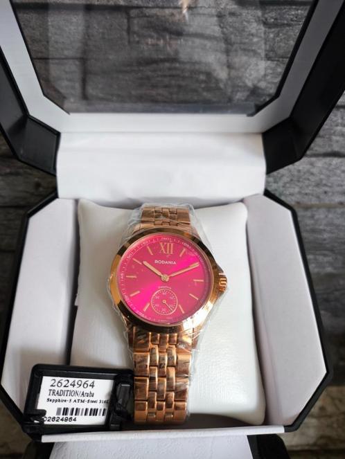 NIEUWE RODANIA ARUBA, Handtassen en Accessoires, Horloges | Dames, Nieuw, Polshorloge, Staal, Staal, Ophalen of Verzenden