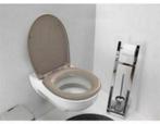 Bruin-Grijs-Beige WC Toilet bril, wcbril toiletbril Nieuw, Ophalen of Verzenden, Nieuw, Toilet