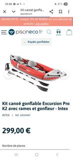 intex excursion pro k2, Watersport en Boten, Kajaks, Opblaasbaar, Nieuw, 2-persoons