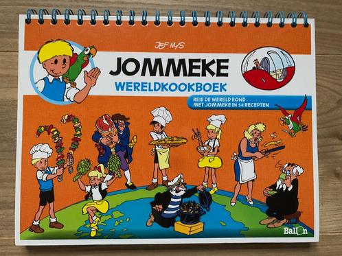 Jommeke wereldkookboek + gratis boekje de luchtmobiel, Boeken, Stripverhalen, Zo goed als nieuw, Meerdere stripboeken, Ophalen of Verzenden